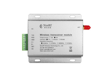 What is the difference between a transparent transmission digital radio station and a non-transparent transmission digital radio station