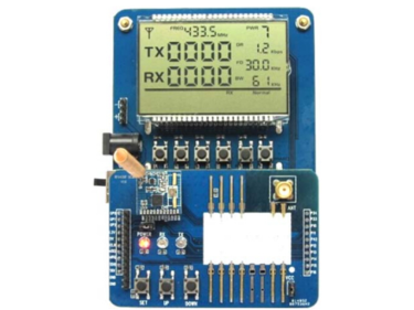 How the RF module cooperates with the DEMO demo board to set the parameters and debug the program