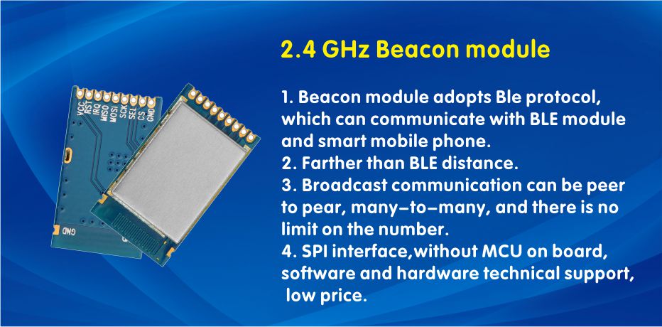2.4 GHz RF module Beacon128