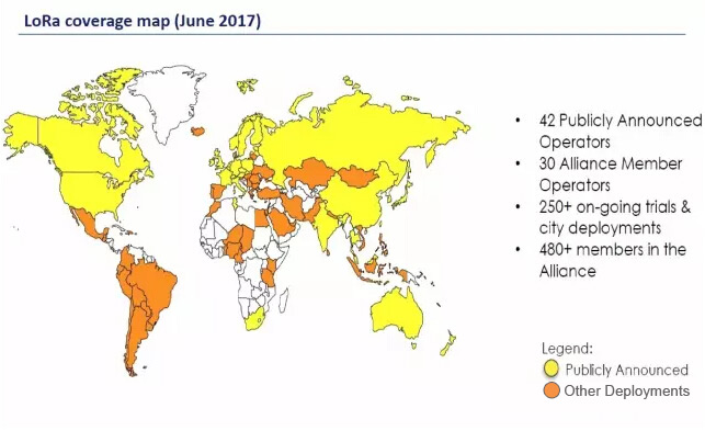 Analysis: The current status of global LoRa network deployment