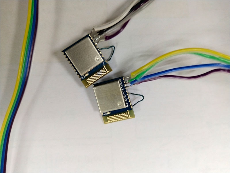 Connection front view of 2pcs of BLE module&nbsp;BLE5101