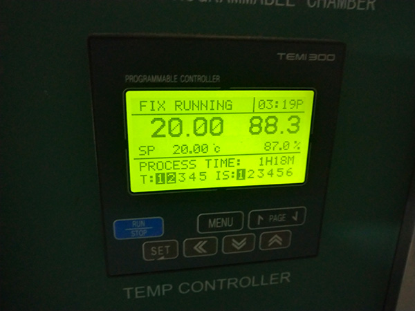 Set the temperature to 20℃