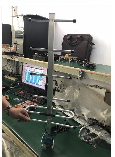 The antenna of the transmitter wireless module should be installed vertically