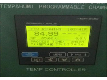 The influence of temperature on the wireless module