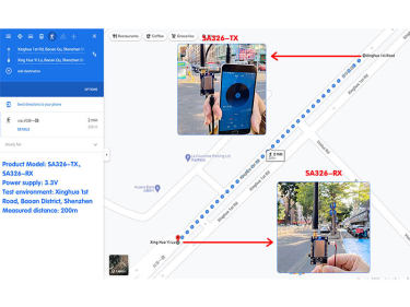 Wireless Audio Module SA326 Communication Range Test