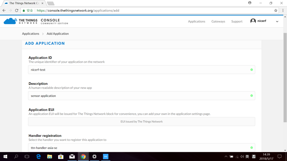 Input information as below