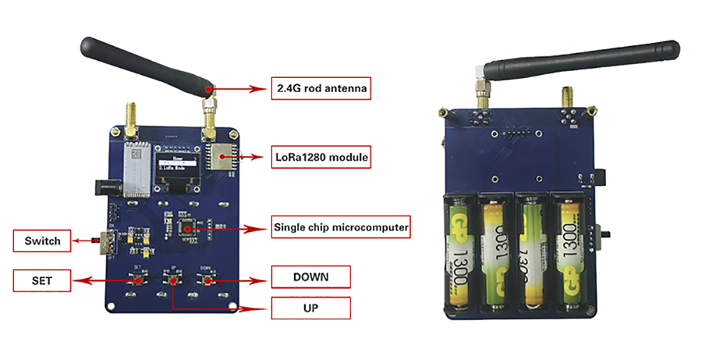 SX1280 LoRa module Ranging Demo Board