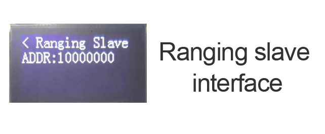 Ranging Slave interface