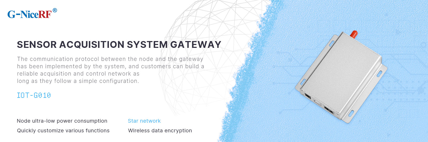 IOT Sensor Monitoring System Gateway IOT-G010