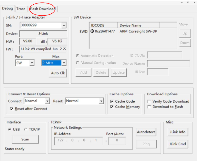 If the BLE5101 module is connected,