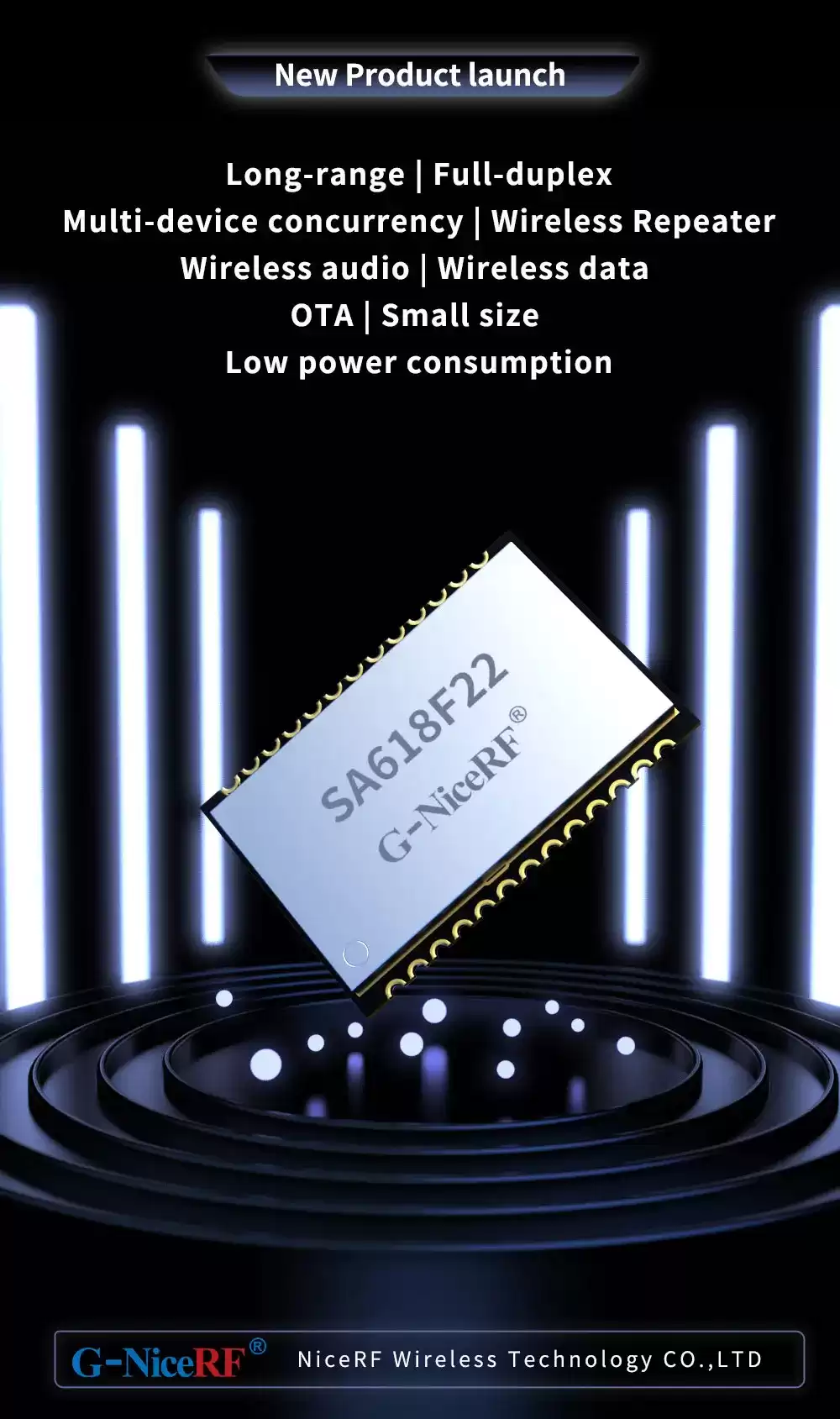 wireless audio module SA618F22