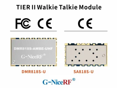 Walkie-talkie modules DMR818S-U & SA818S-U has obtained new certification