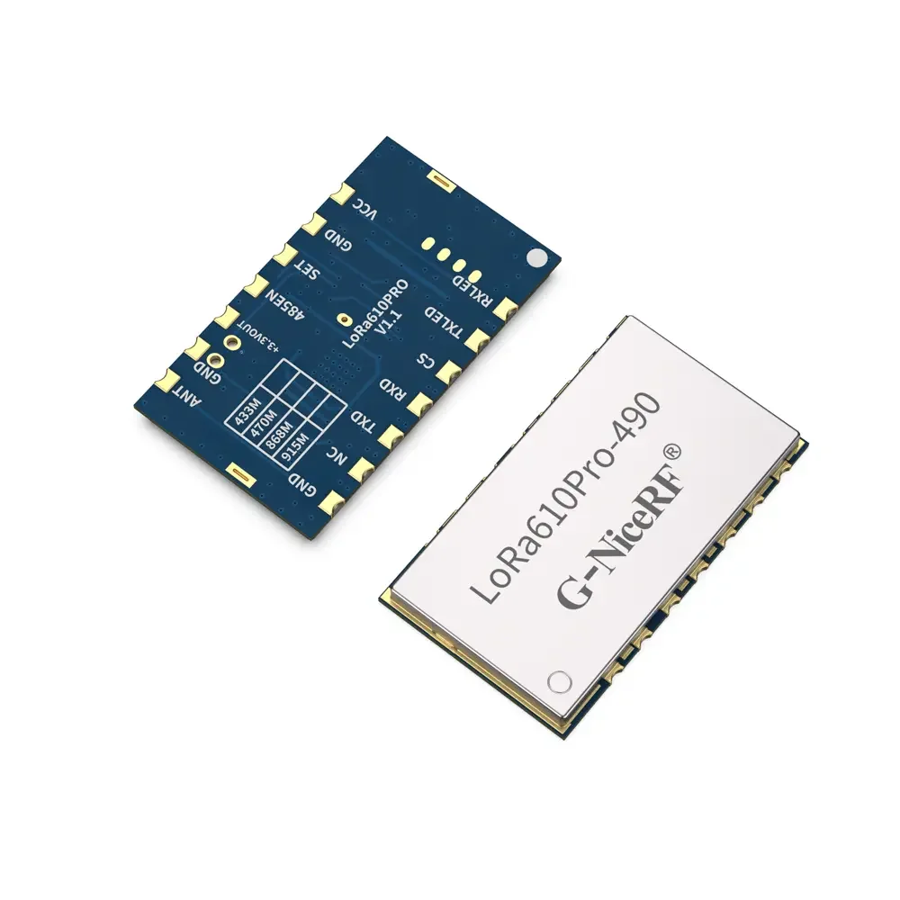 LoRa610Pro : KC/ANATEL Certification 100mW Embedded Small Size Uart LoRa Module With ESD Protection
