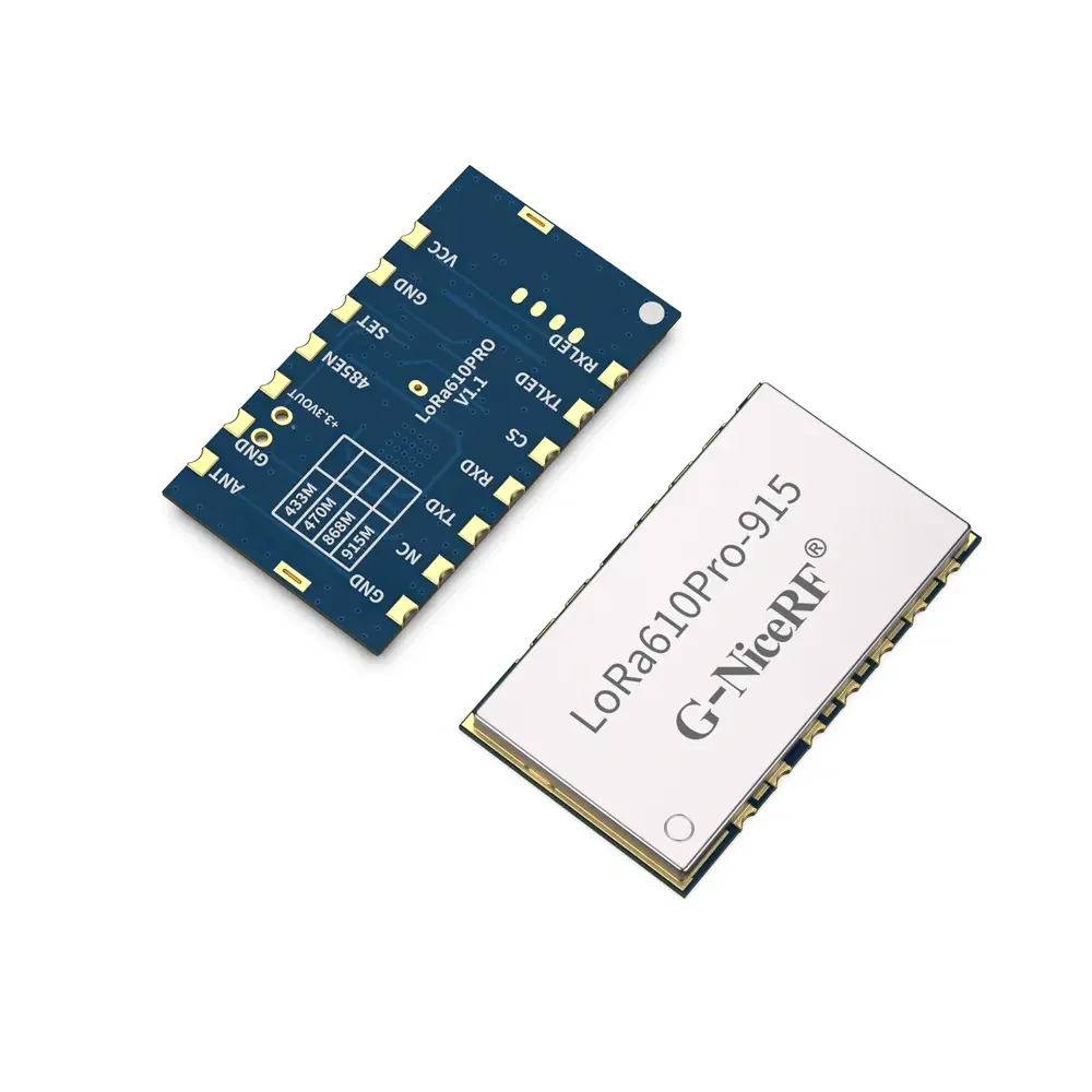LoRa610Pro : KC/ANATEL Certification 100mW Embedded Small Size Uart LoRa Module With ESD Protection