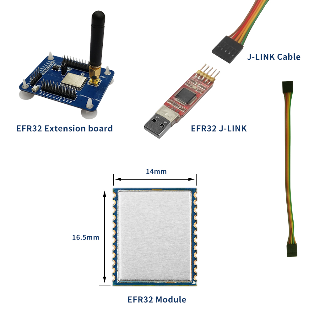 SOC wireless transceiver module EFR32