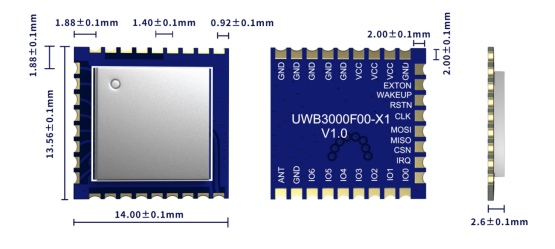 UWB3000F00-X module