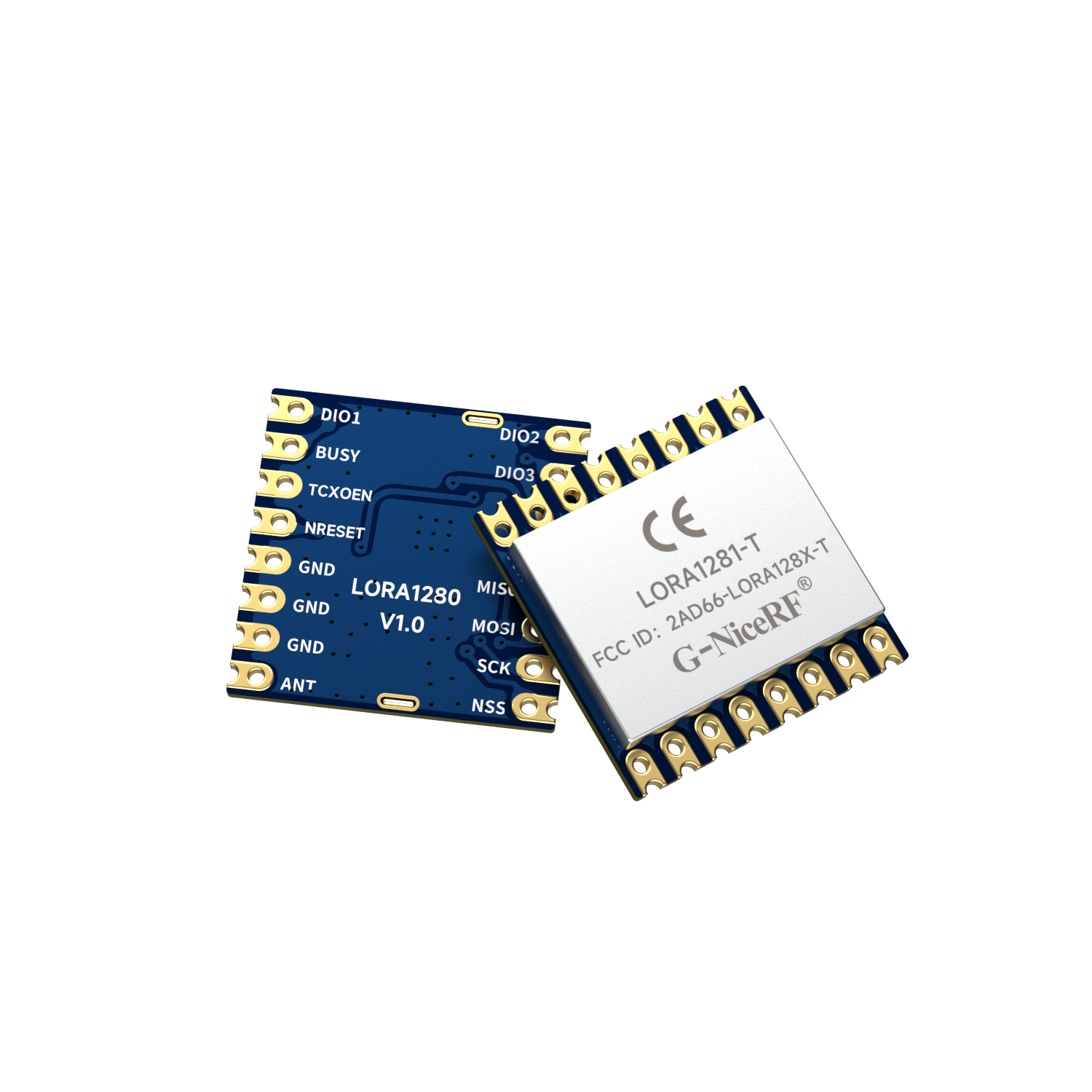 LoRa1281-TCXO : FCC ID&CE-RED Certification SX1281 2.4GHz Certified Module Supports Ranging