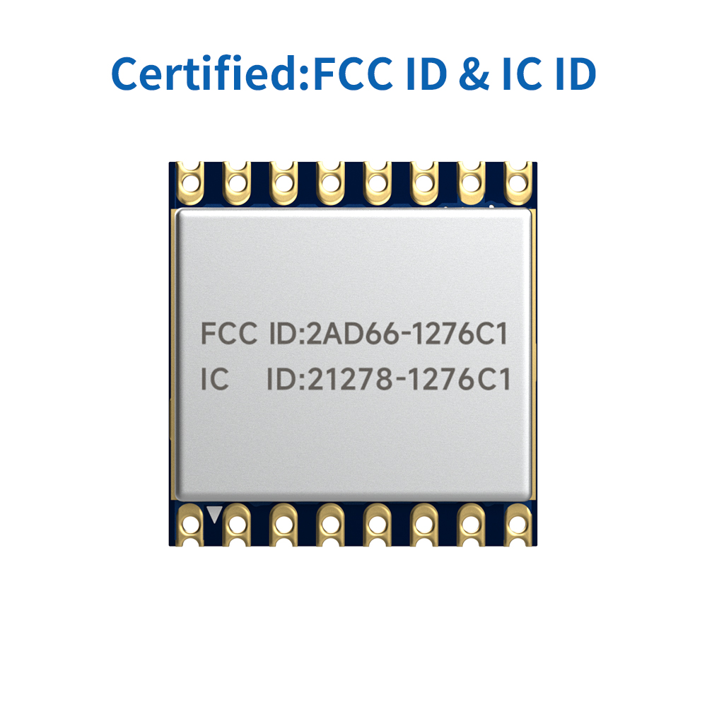 LoRa1276-C1-915 : FCC ID Certified 915MHz SX1276 LoRa Module With ESD Protection