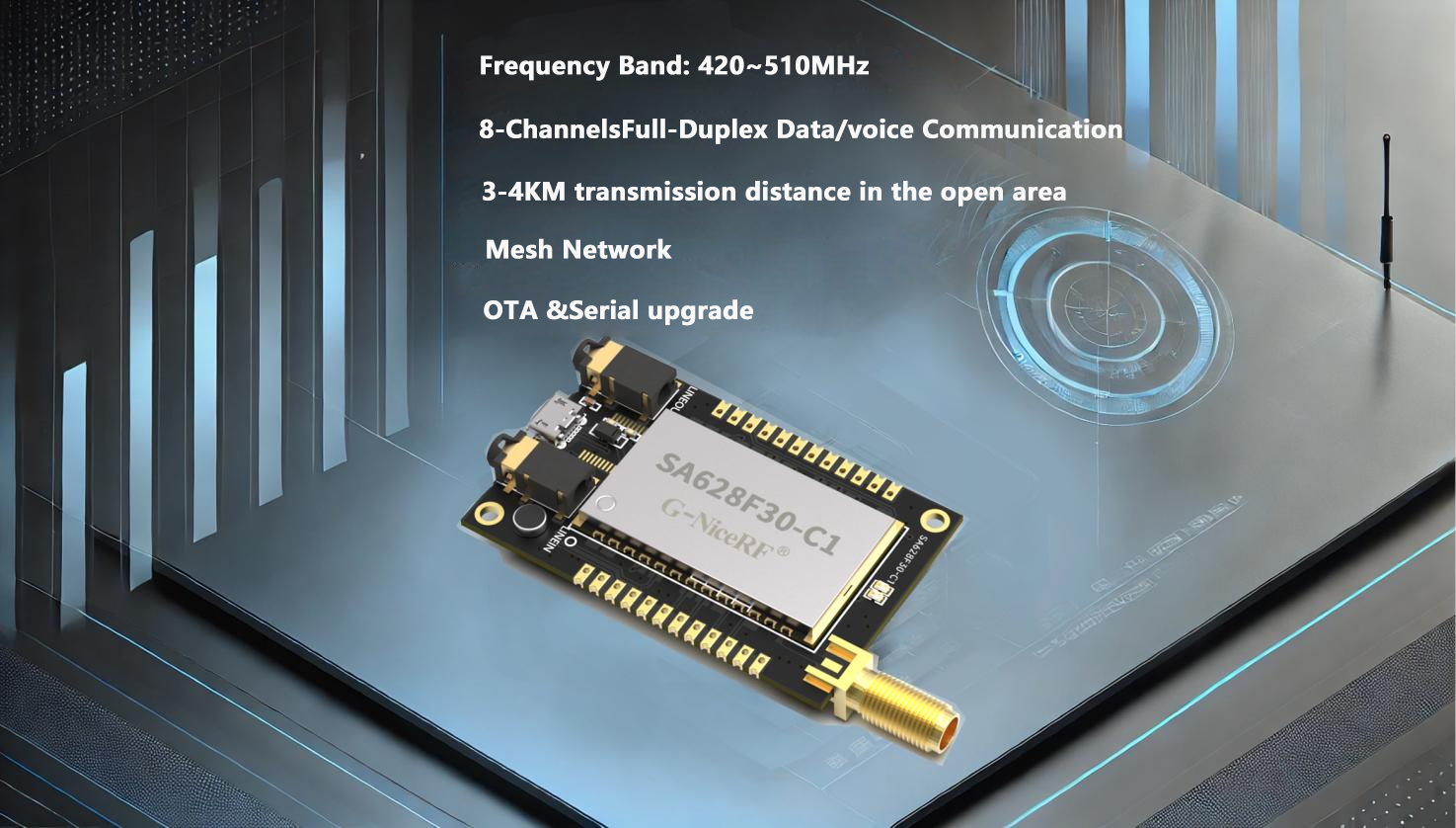 Application of the SA628F30 Full-Duplex Module in Helmet Systems