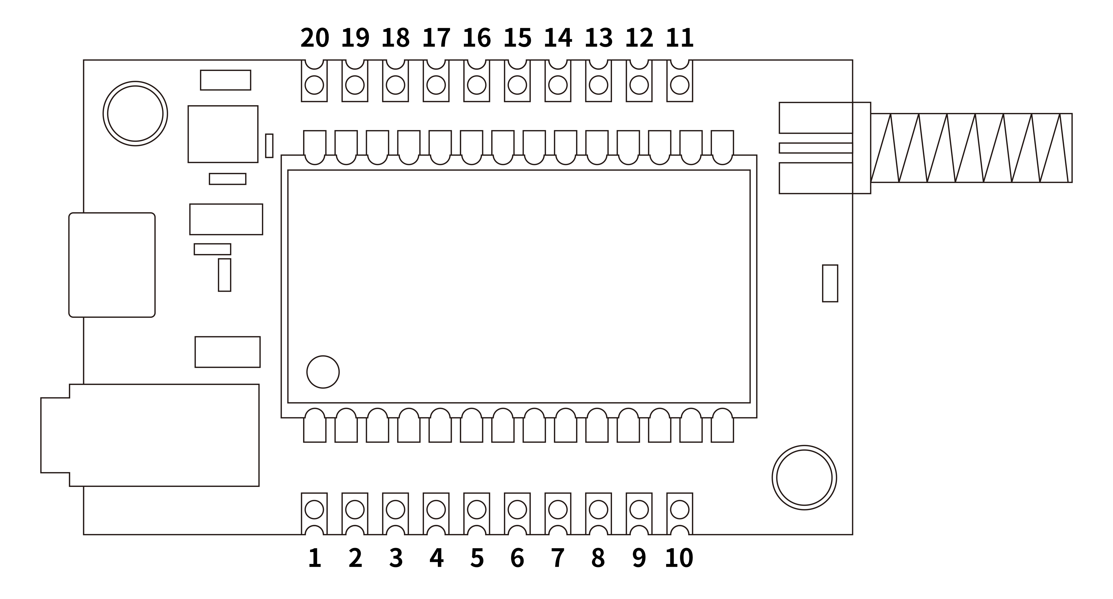 Pin definition of the audio module SA326F30 receiving board Pin definition of the audio module SA326F30 receiving board