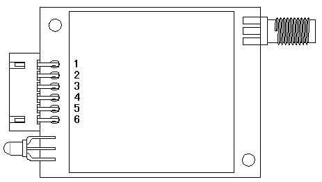 Pin definition of wireless module LoRa6100Pro