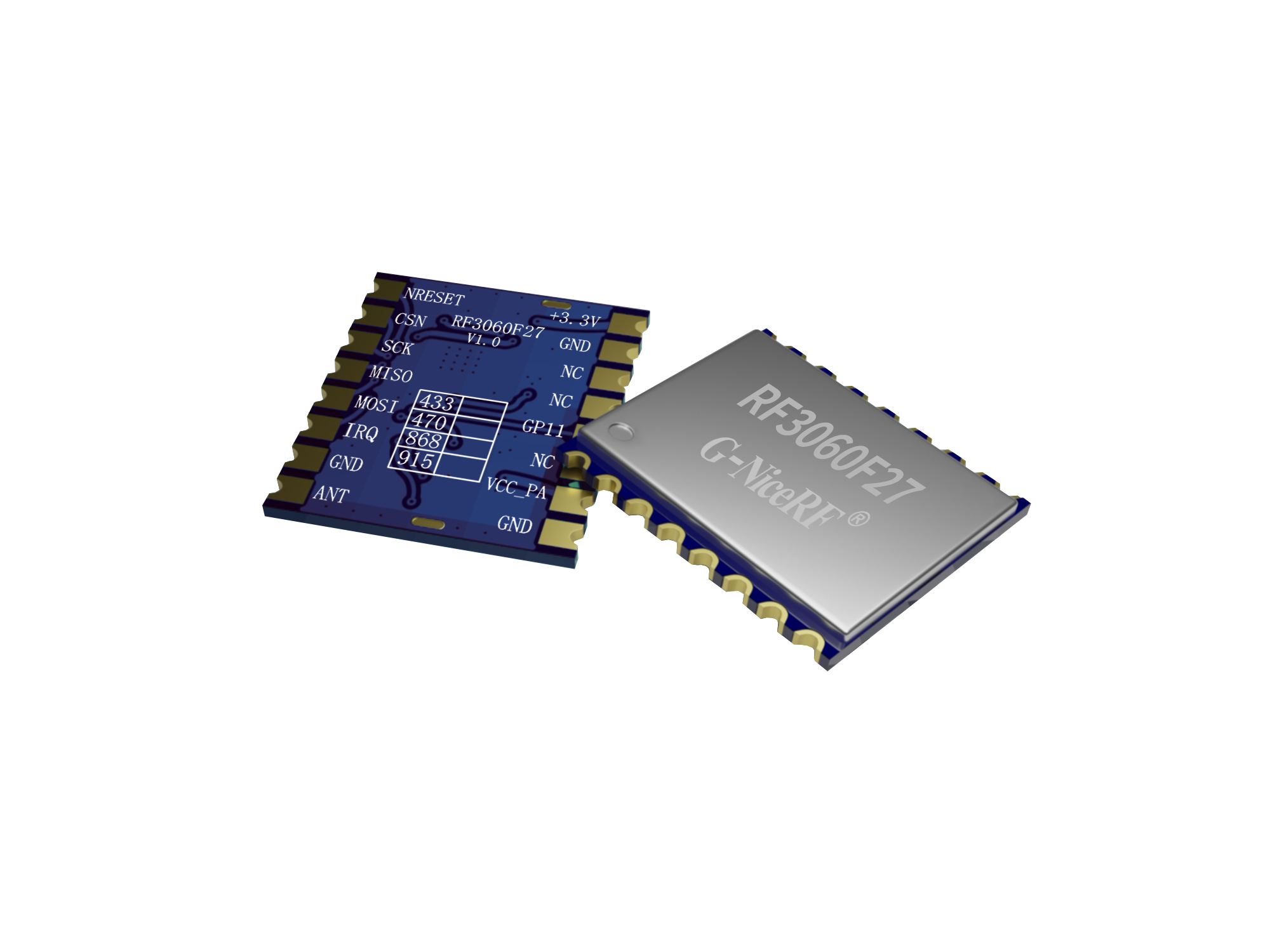 RF3060F27:500mW wireless transceiver module
