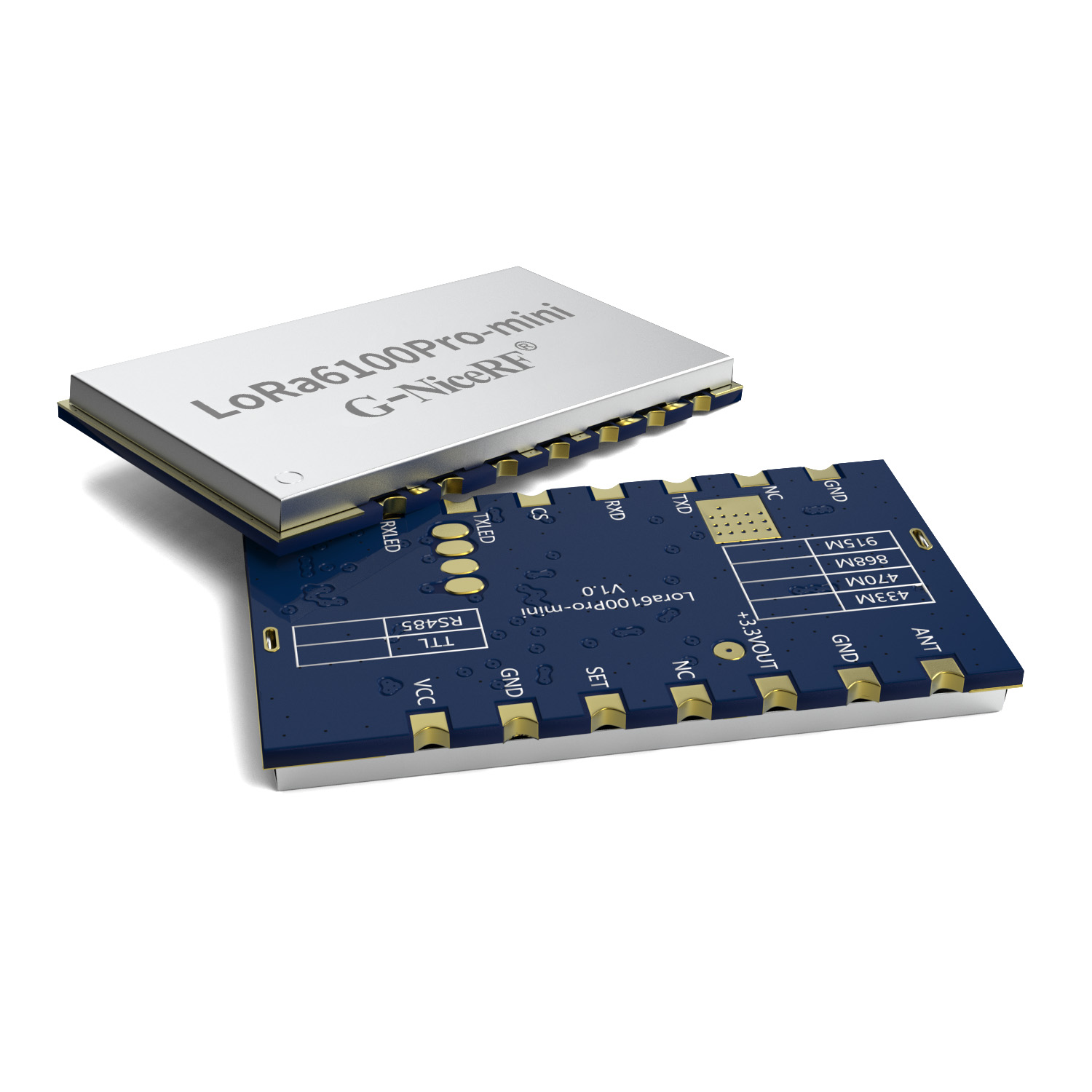 LoRa6100Pro-mini：1W Serial Wireless Networking Module