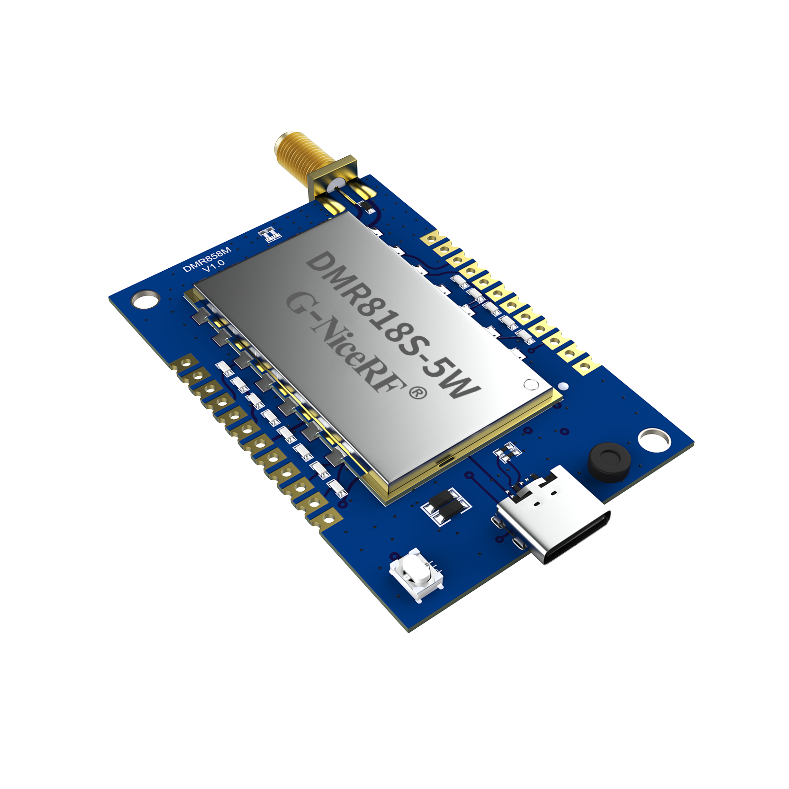 DMR858M: DMR Dual Time Slot Analog-Digital  Integrated 5W Walkie-Talkie