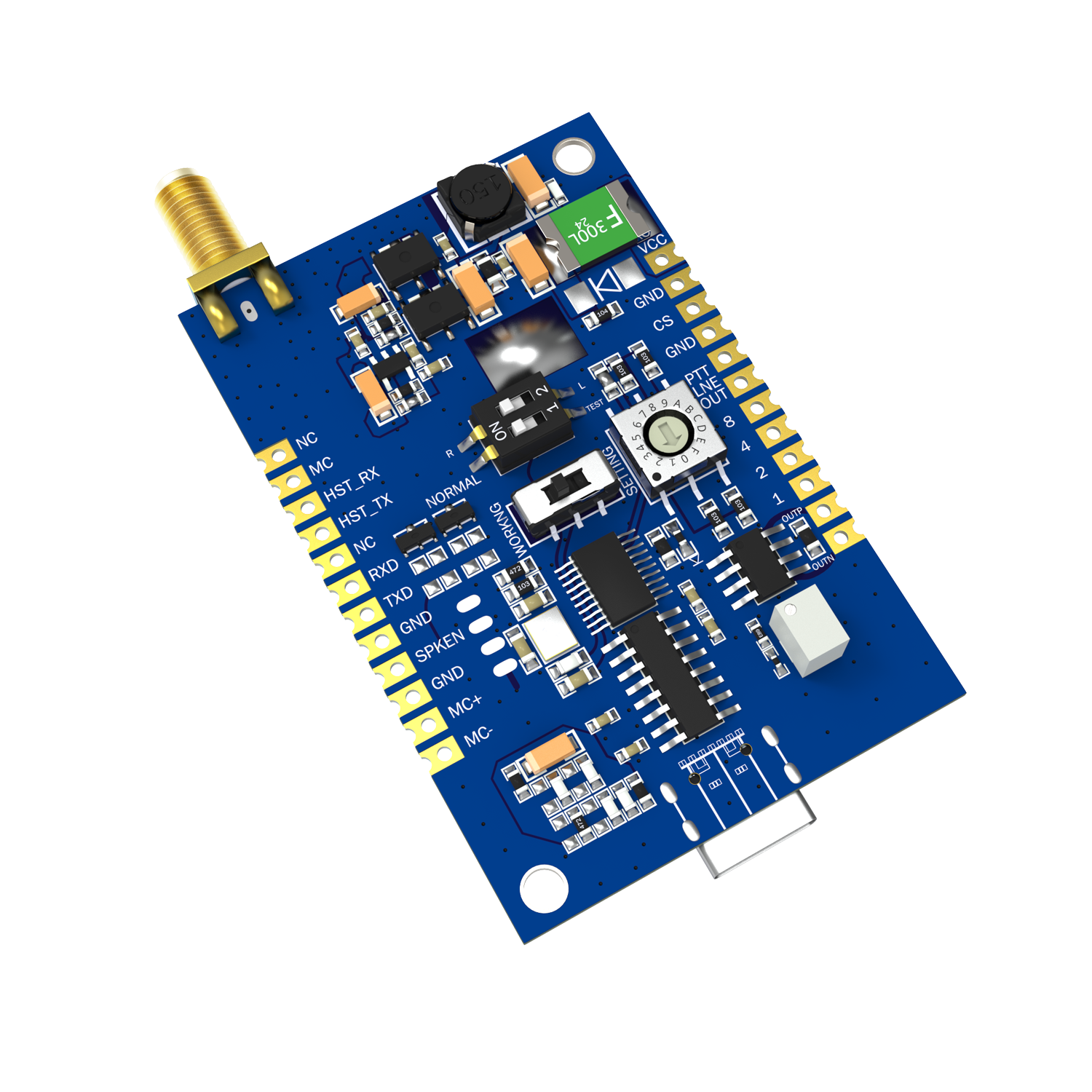 DMR858M: DMR Dual Time Slot Analog-Digital  Integrated 5W Walkie-Talkie