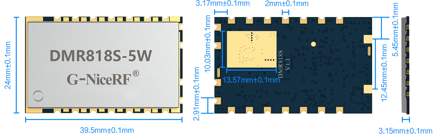 Next-Generation 5W Dual-Slot Digital-Analog Two-Way Radio Module: Highly Integrated Design Enables Lightweight Terminal Applications