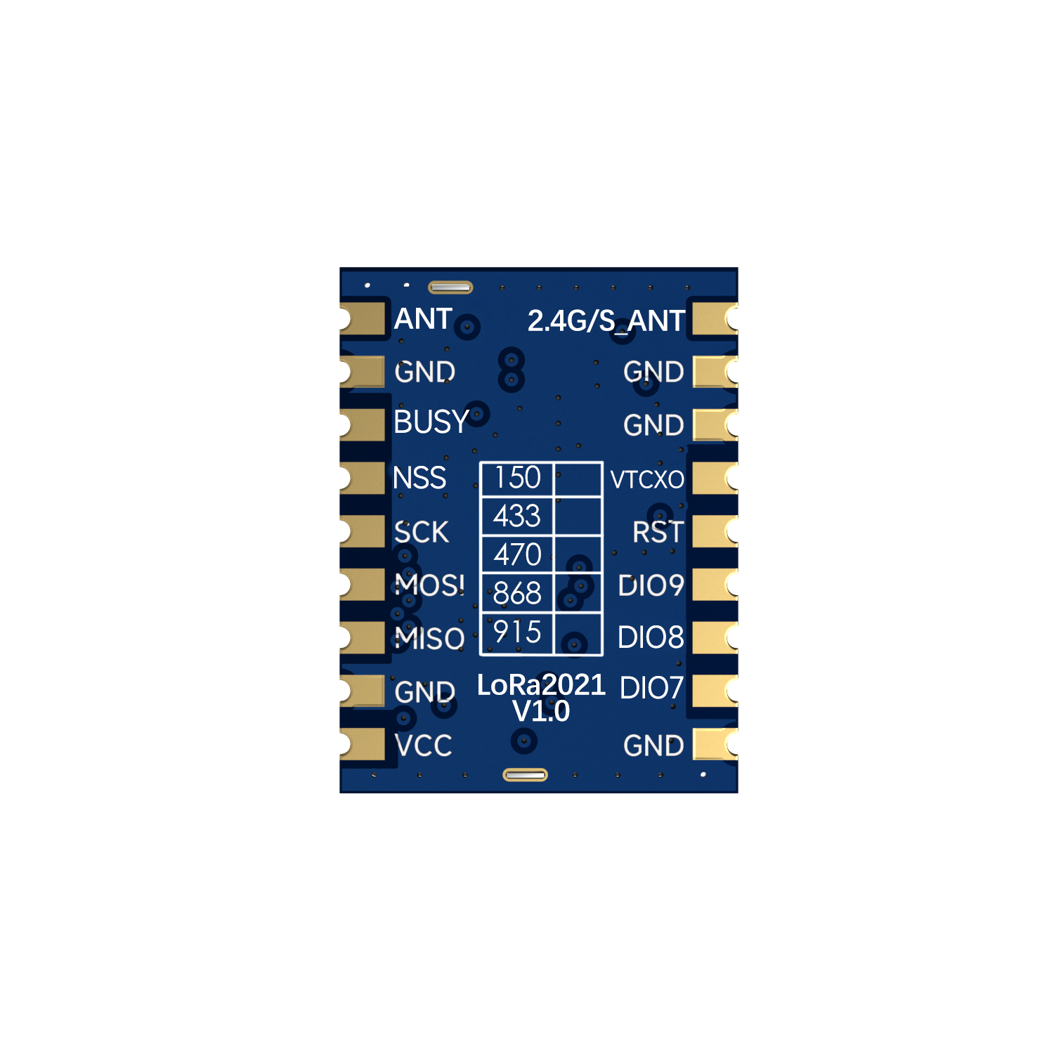 LoRa2021: 160mW Multi-Band Wireless Communication Module